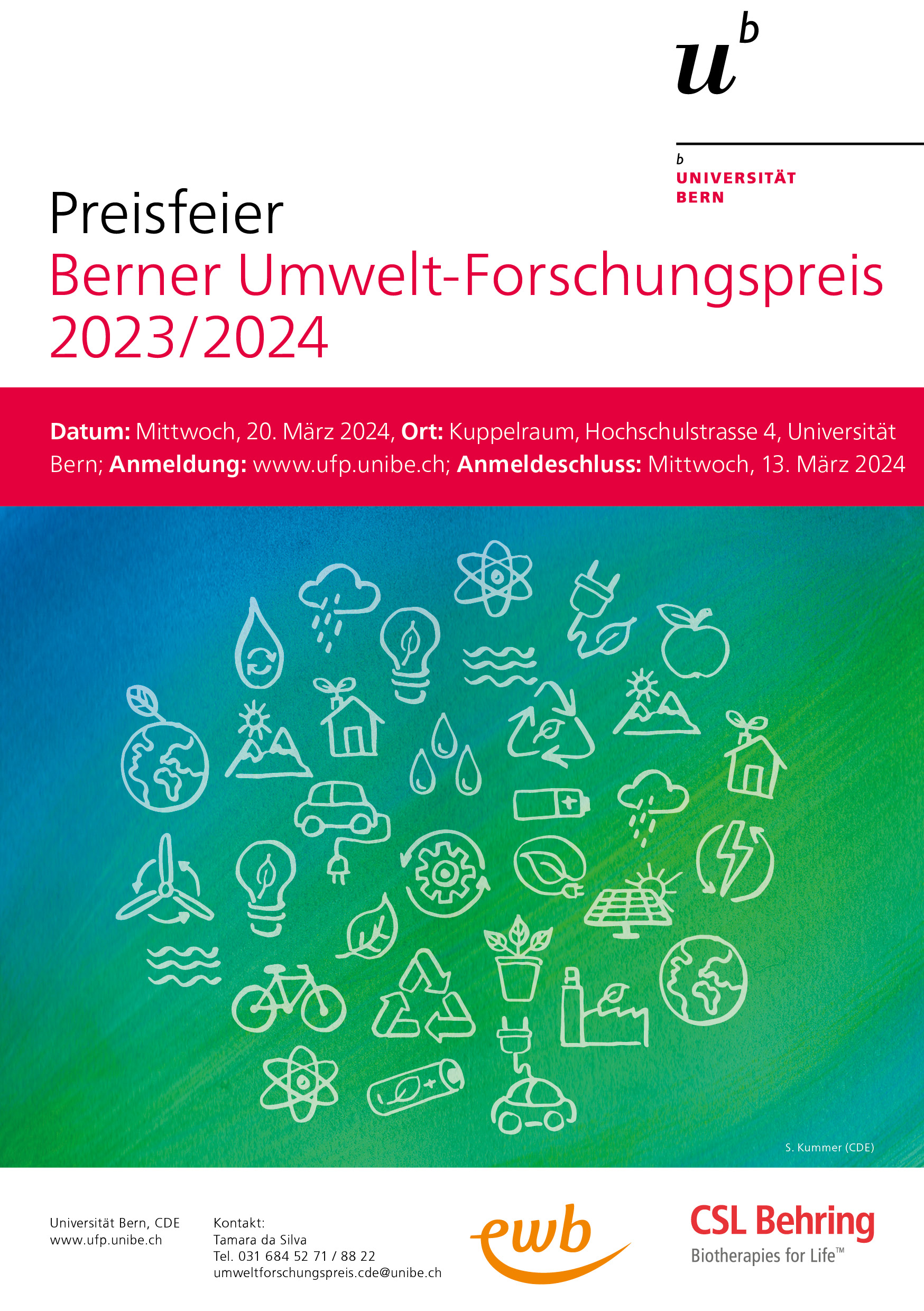 Preisfeier Umwelt-Forschungspreis