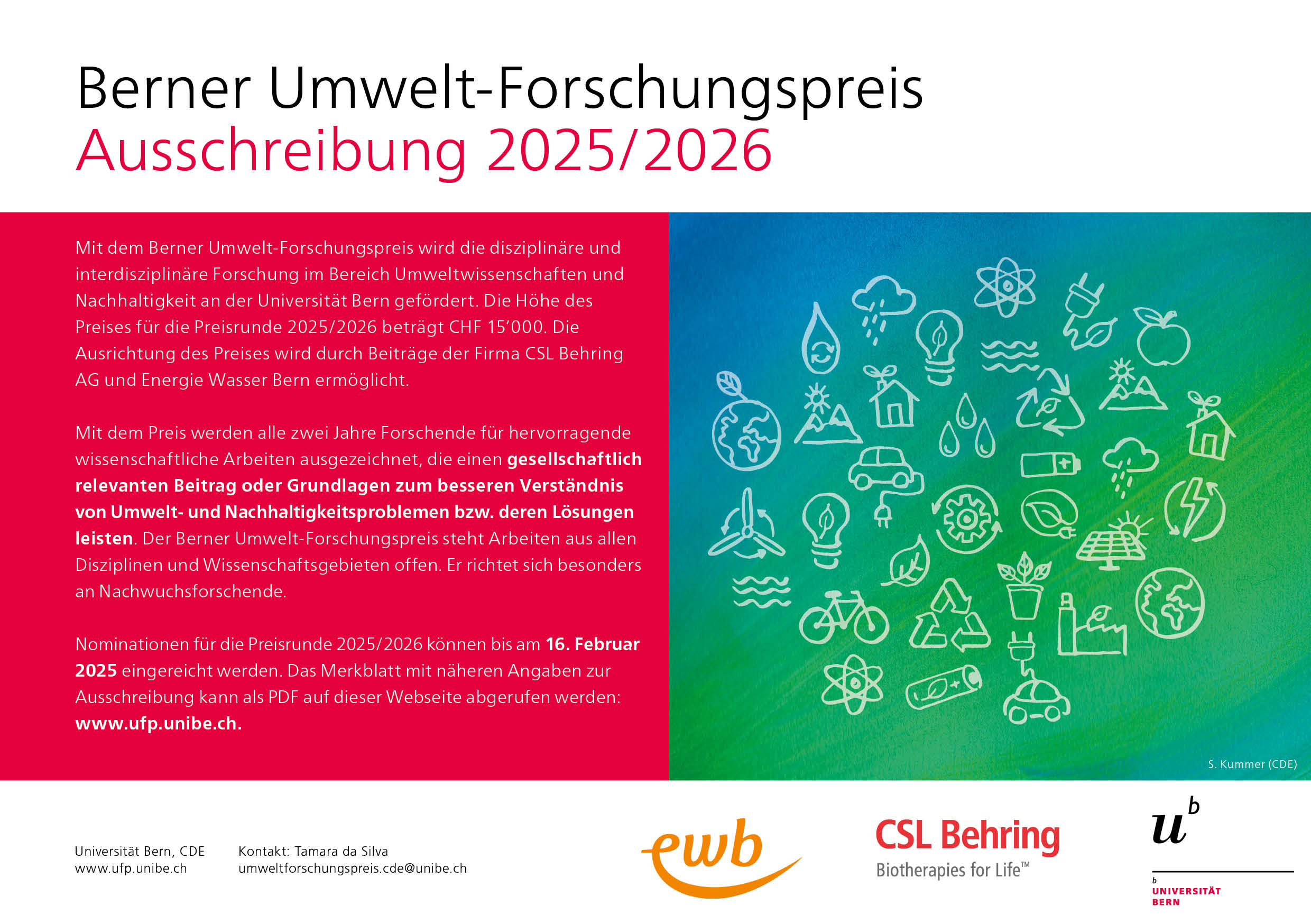 Plakat Ausschreibung 2025/2026